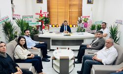 AK Parti Kozluk Teşkilatından İlçe Milli Eğitim Müdürü Mahmut Işık'a Hayırlı Olsun Ziyareti