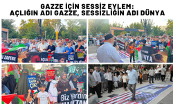 Gazze İçin Sessiz Eylem: Açlığın Adı Gazze, Sessizliğin Adı Dünya