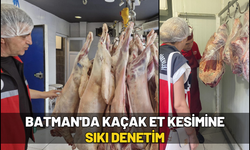 Batman'da Kaçak Et Kesimine Sıkı Denetim