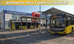 Batman’da Toplu Taşımaya Yoğun İlgi