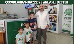 Çocuklardan Gazze’ye Anlamlı Destek