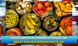 Kışlık Konservelerin Bozulmaması İçin Dikkat Edilmesi Gereken Noktalar