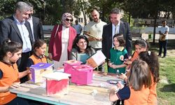 Minik Öğrencilerden Renkli Dokunuş, Kuş Yuvaları Ağaçlara Asıldı