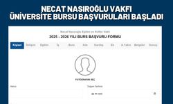 Necat Nasıroğlu Vakfı Üniversite Bursu Başvuruları Başladı