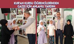 Kur’an Kursu Öğrencilerinden Gazze İçin Anlamlı Yardım