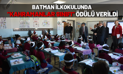 Batman İlkokulunda “Kahramanlar Sınıfı” Ödülü Verildi