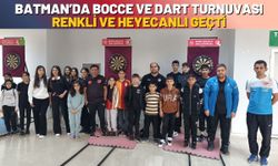 Batman’da Bocce ve Dart Turnuvası Renkli ve Heyecanlı Geçti