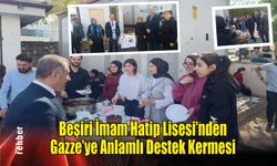 Beşiri İmam Hatip Lisesi'nden Gazze'ye Anlamlı Destek Kermesi