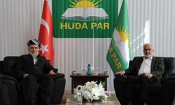 HÜDA PAR Genel Başkanı Yapıcıoğlu, Kürdistan Adalet Topluluğu Partisi Genel Başkanı Bapir’i ağırladı