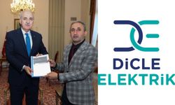 HÜDA PAR Milletvekili Demir, Dicle Elektrik'in uygulamalarına karşı toplanan imzaları Meclis Başkanı Kurtulmuş’a sundu