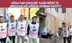 HÜDA PAR Gençleri, Yasin Börü ve Arkadaşları Anısına Kurban Dağıttı