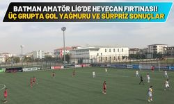 Batman Amatör Lig’de Heyecan Fırtınası! Üç Grupta Gol Yağmuru ve Sürpriz Sonuçlar