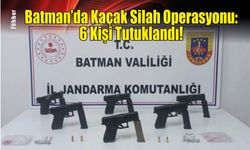Batman'da Kaçak Silah Operasyonu: 6 Kişi Tutuklandı!