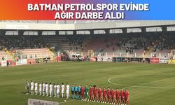 Batman Petrolspor Evinde Ağır Darbe Aldı