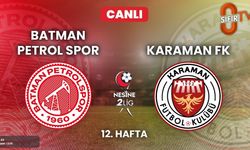 Batman Petrolspor – Karamanspor Maçını Canlı İzle