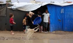 Gazze Şeridi'nde felaket kapıda: Şiddetli yağışlar nedeniyle çadırlar sular altında