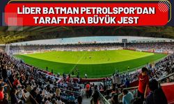 Lider Batman Petrolspor’dan Taraftara Büyük Jest