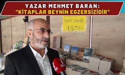 Yazar Mehmet Baran: “Kitaplar Beynin Egzersizidir”