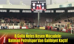 8 Gollü Nefes Kesen Mücadele: Batman Petrolspor'dan Galibiyet Kaçtı!