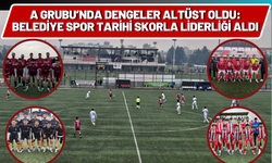 A Grubu’nda Dengeler Altüst Oldu: Belediye Spor Tarihi Skorla Liderliği Aldı