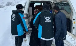 Yoğun kar yağışında UMKE’den hayat kurtaran müdahale