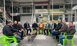 Ak Parti İl Başkanı Şansi ve Heyetinden Eski Hal Esnafına Ziyaret