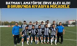 Batman 1. Amatör’de Zirve Alev Aldı! B Grubu’nda Kıyasıya Mücadele