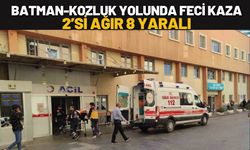 Batman-Kozluk Yolunda Feci Kaza: 2’si Ağır 8 Yaralı