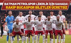 Batman Petrolspor Liderlik İçin Sahada! Rakip Bucaspor Biletler Ücretsiz