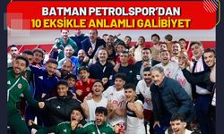 Batman Petrolspor’dan 10 Eksikle Anlamlı Galibiyet