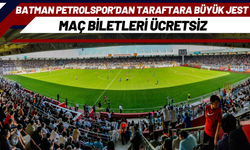 Batman Petrolspor’dan Taraftara Büyük Jest: Maç Biletleri Ücretsiz