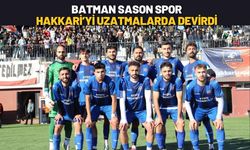 Batman Sason Spor Hakkari’yi Uzatmalarda Devirdi