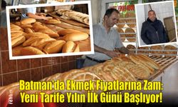 Batman’da Ekmek Fiyatlarına Zam!