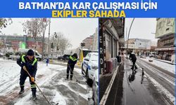 Batman’da Kar Çalışması İçin Ekipler Sahada