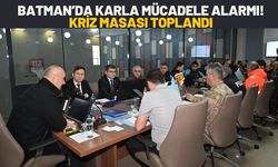 Batman’da Karla Mücadele Alarmı! Kriz Masası Toplandı