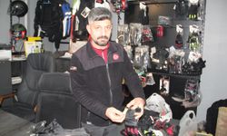 Batman'da motosiklet ekipmanı zorunluluğu satışları artırdı