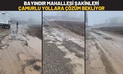 Bayındır Mahallesi Sakinleri Çamurlu Yollara Çözüm Bekliyor