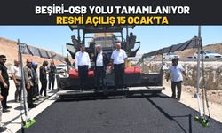 Beşiri–OSB Yolu Tamamlanıyor: Resmi Açılış 15 Ocak’ta