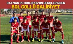 Batman Petrolspor’un Gençlerinden Bol Gollü Galibiyet