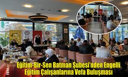 Eğitim-Bir-Sen Batman Şubesi'nden Engelli Eğitim Çalışanlarına Vefa Buluşması