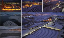 Hasankeyf'te kar sonrası kartpostallık manzaralar