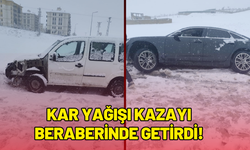 Kar Yağışı Kazayı Beraberinde Getirdi!