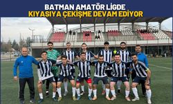 Batman Amatör Ligde Kıyasıya Çekişme Devam Ediyor