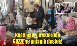 Kocaman yüreklerden GAZZE’ye anlamlı destek!
