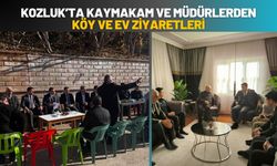 Kozluk’ta Kaymakam ve Müdürlerden Köy ve Ev Ziyaretleri