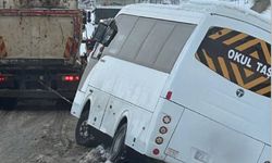 Mahsur Kalan Okul Servisi Kurtarıldı!