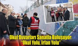 Okul Duvarları Sanatla Buluşuyor: “Okul Yolu, İrfan Yolu”
