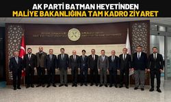 Ak Parti Batman Heyetinden Maliye Bakanlığına Tam Kadro Ziyaret