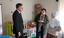 Vali Eşi Dr. Ayten Canalp'ten 'Evde Sağlık Hastalarıyla El Ele' Projesi Ziyareti