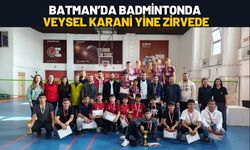 Batman’da Badmintonda Veysel Karani Yine Zirvede